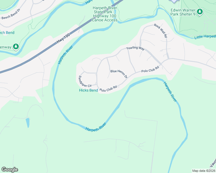 map of restaurants, bars, coffee shops, grocery stores, and more near 2932 Polo Club Road in Nashville