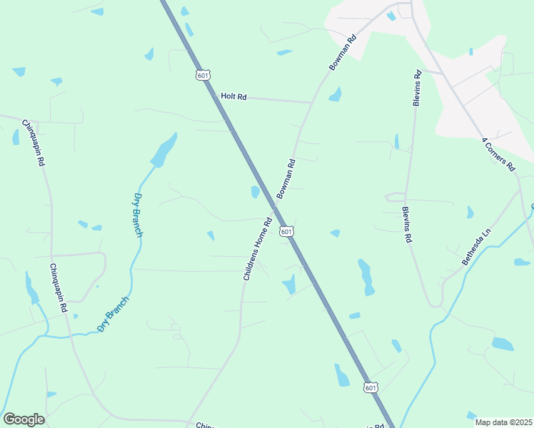 map of restaurants, bars, coffee shops, grocery stores, and more near 106 Childrens Home Road in Mocksville