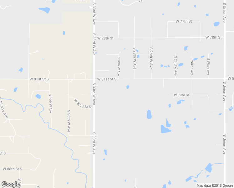 map of restaurants, bars, coffee shops, grocery stores, and more near 3006 West 81st Street in Tulsa