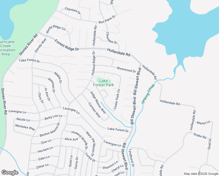 map of restaurants, bars, coffee shops, grocery stores, and more near 412 Ty Cobb Cove in La Vergne