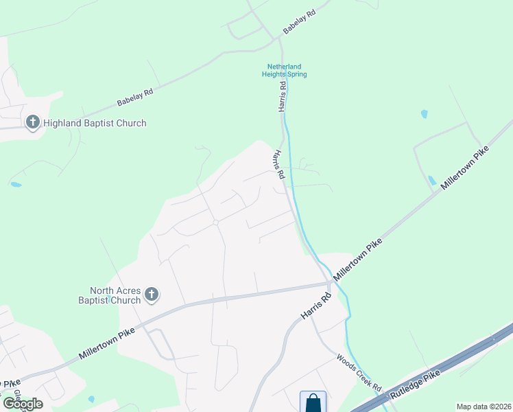 map of restaurants, bars, coffee shops, grocery stores, and more near 6312 East McMillan Creek Drive in Knoxville