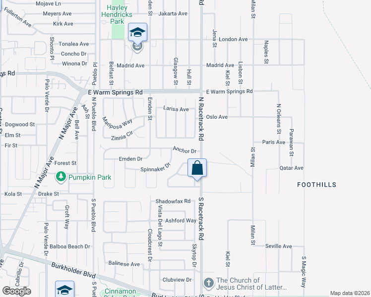 map of restaurants, bars, coffee shops, grocery stores, and more near 930 Anchor Drive in Henderson