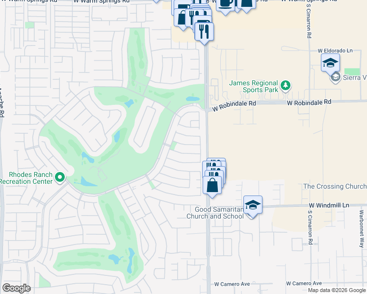 map of restaurants, bars, coffee shops, grocery stores, and more near 321 Turtle Peak Avenue in Las Vegas