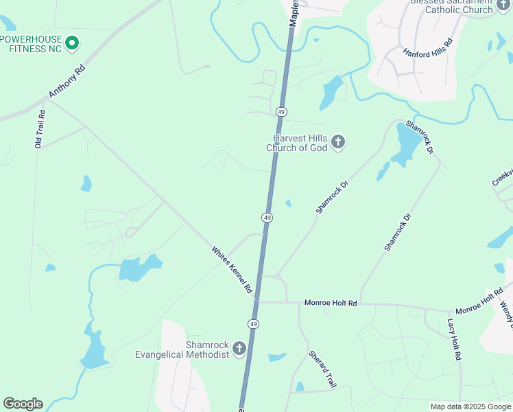 map of restaurants, bars, coffee shops, grocery stores, and more near 3235 Maple Avenue in Burlington