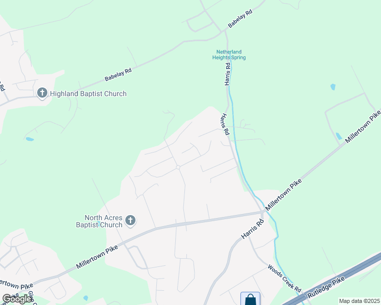 map of restaurants, bars, coffee shops, grocery stores, and more near 6230 Daniels Branch Lane in Knoxville