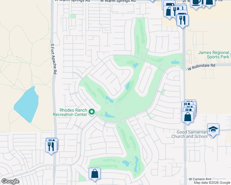 map of restaurants, bars, coffee shops, grocery stores, and more near 241 Royal Wood Court in Las Vegas