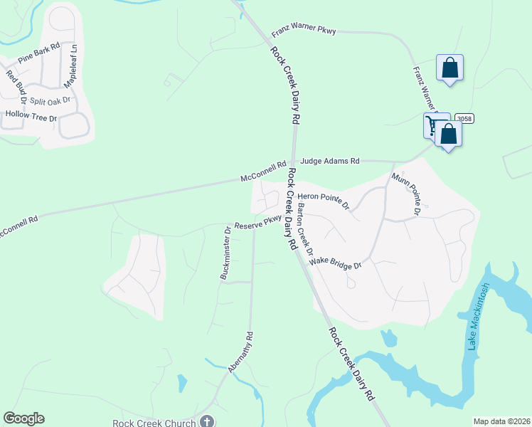 map of restaurants, bars, coffee shops, grocery stores, and more near 1928 Anders Court in Whitsett