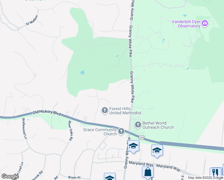 map of restaurants, bars, coffee shops, grocery stores, and more near 1212 Norton Court in Brentwood