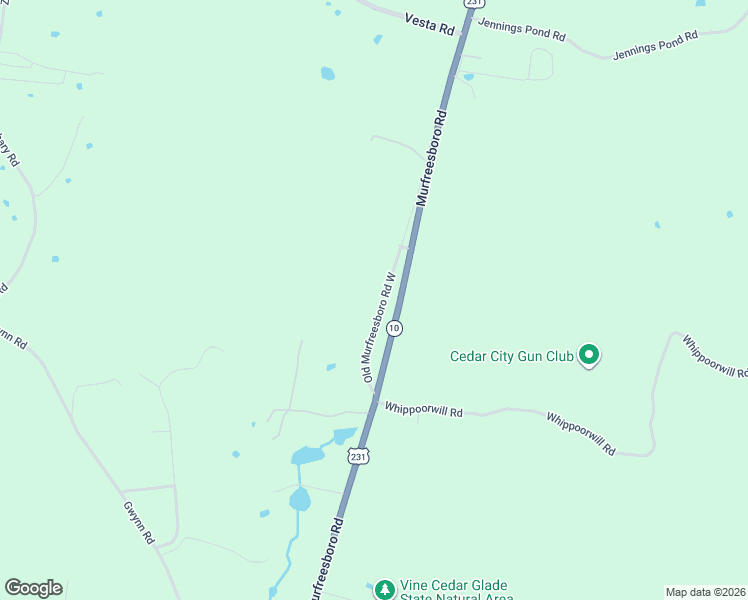 map of restaurants, bars, coffee shops, grocery stores, and more near 8670 Old Murfreesboro Road West in Lebanon