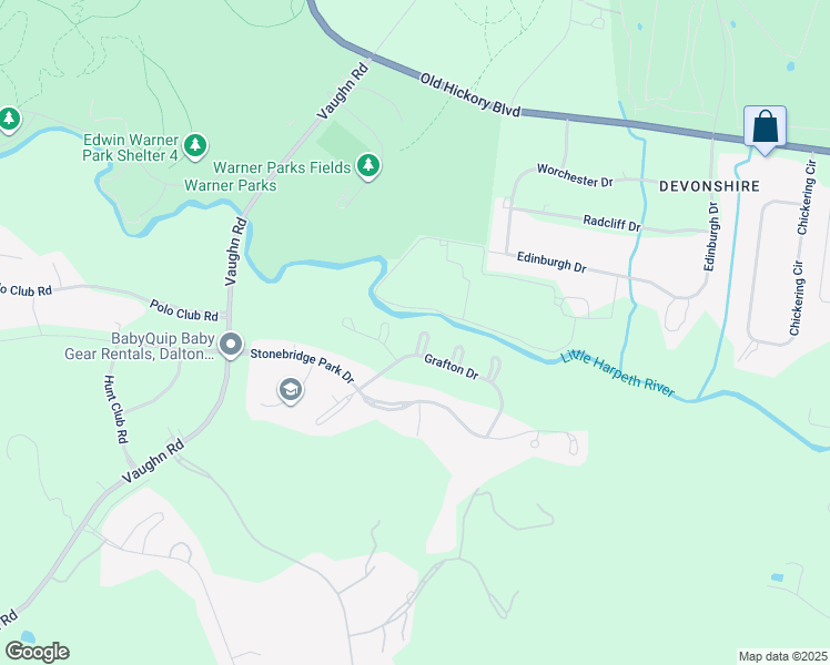 map of restaurants, bars, coffee shops, grocery stores, and more near 609 Tonbridge Circle in Franklin