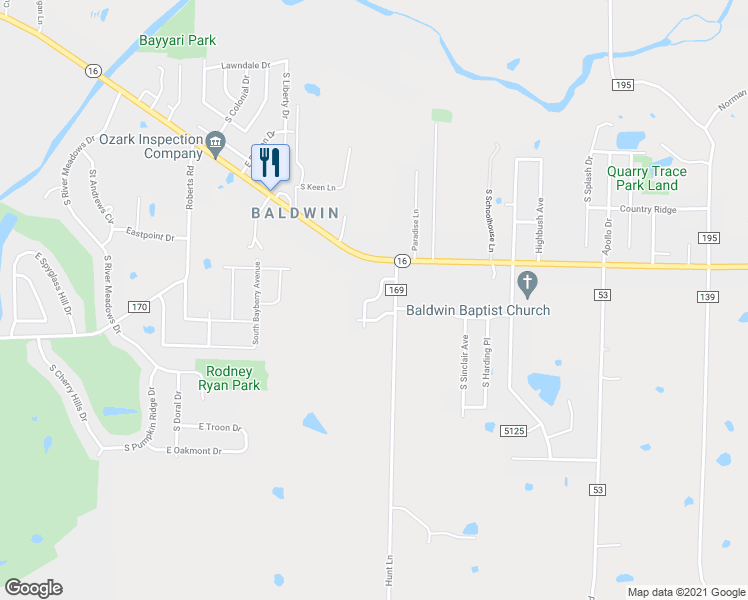 map of restaurants, bars, coffee shops, grocery stores, and more near 1662 Talley Ho Drive in Fayetteville