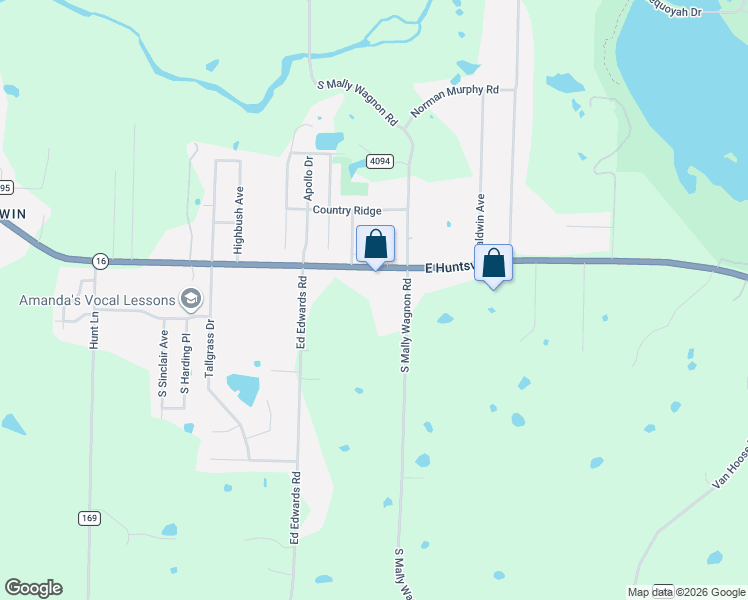 map of restaurants, bars, coffee shops, grocery stores, and more near 1609 South Mally Wagnon Road in Fayetteville