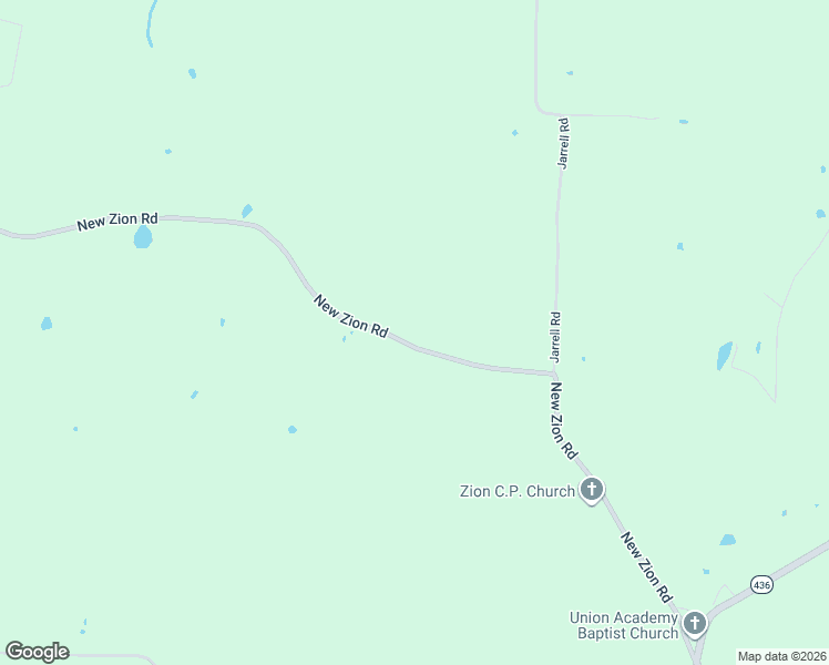 map of restaurants, bars, coffee shops, grocery stores, and more near 3265 New Zion Road in McKenzie