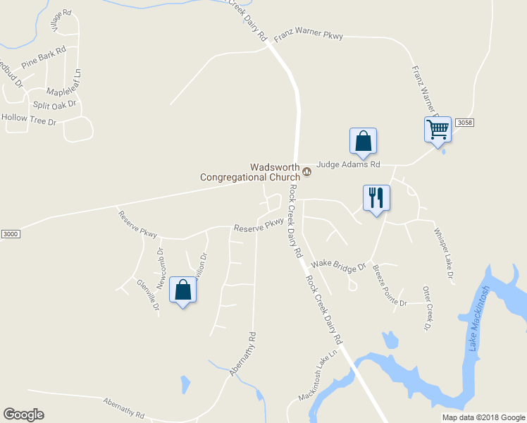 map of restaurants, bars, coffee shops, grocery stores, and more near 1928 Anders Court in Whitsett