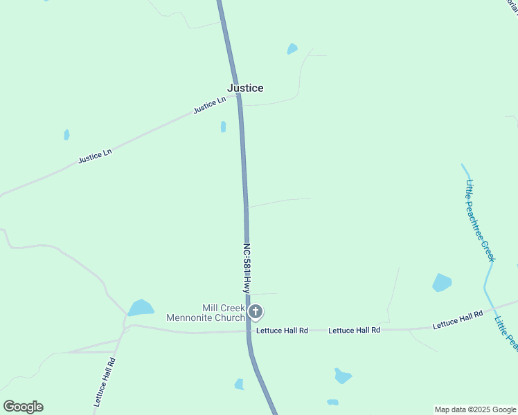 map of restaurants, bars, coffee shops, grocery stores, and more near 14 Fellowship Lane in Spring Hope