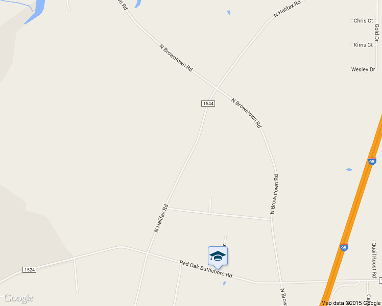 map of restaurants, bars, coffee shops, grocery stores, and more near 6022 North Halifax Road in Nash County