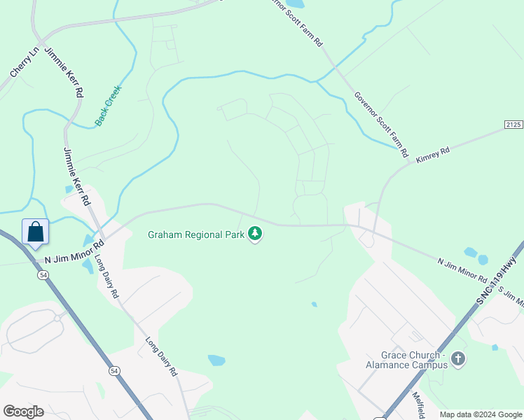 map of restaurants, bars, coffee shops, grocery stores, and more near 2001 Atlas Drive in Haw River