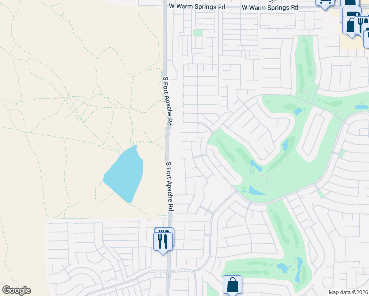 map of restaurants, bars, coffee shops, grocery stores, and more near 292 Scramble Drive in Las Vegas