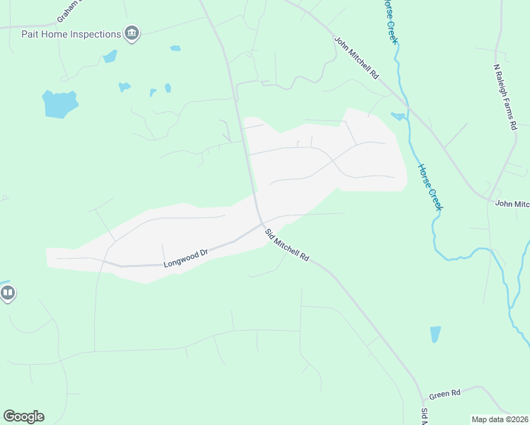 map of restaurants, bars, coffee shops, grocery stores, and more near 200 Longwood Drive in Youngsville