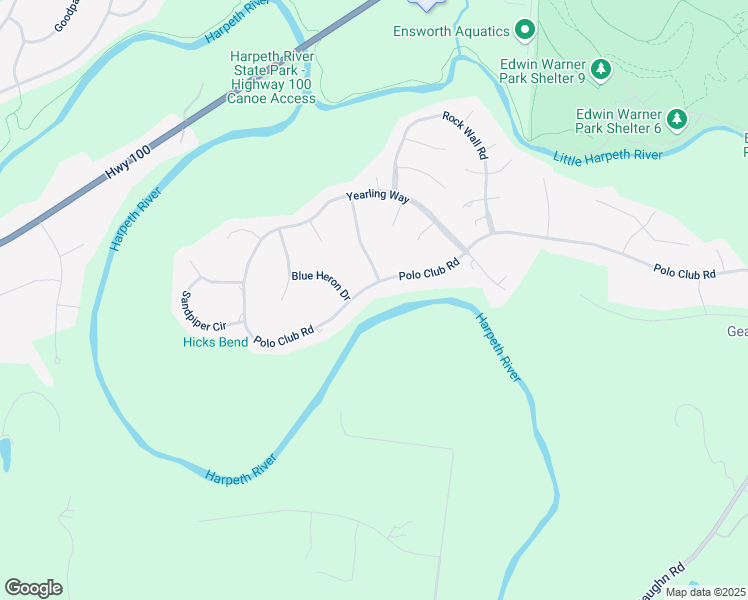 map of restaurants, bars, coffee shops, grocery stores, and more near 2913 Polo Club Road in Nashville