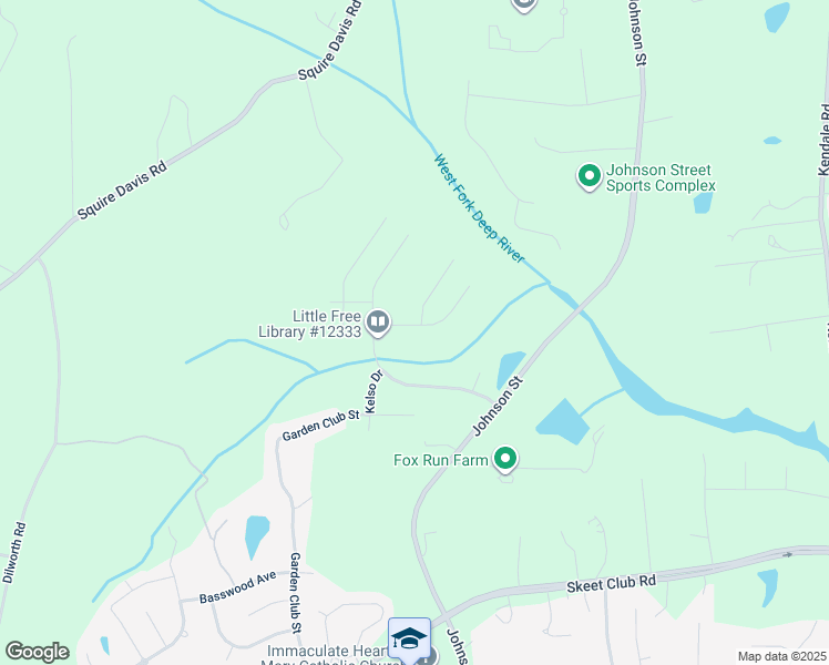 map of restaurants, bars, coffee shops, grocery stores, and more near 1424 Cantwell Court in High Point