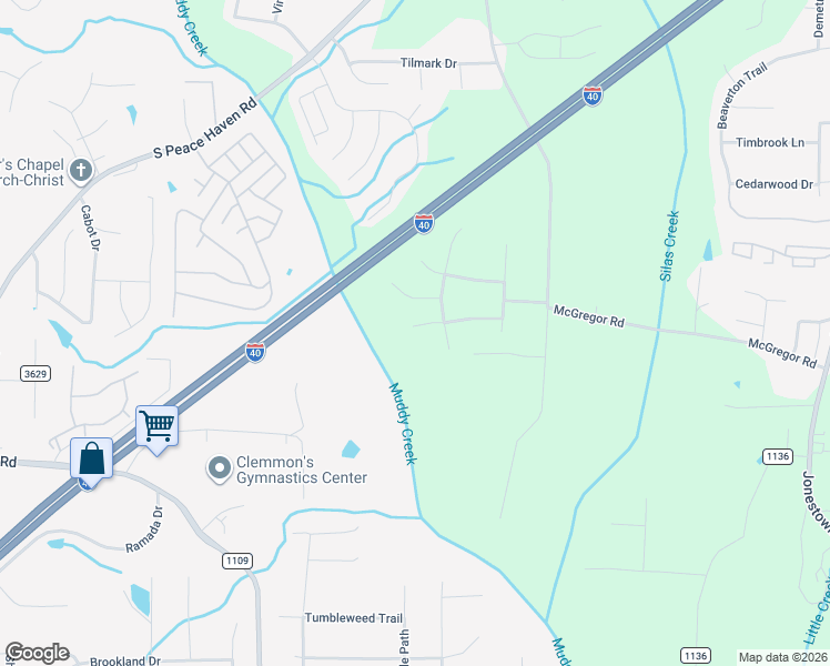 map of restaurants, bars, coffee shops, grocery stores, and more near 336 Cutty Sark Road in Winston-Salem
