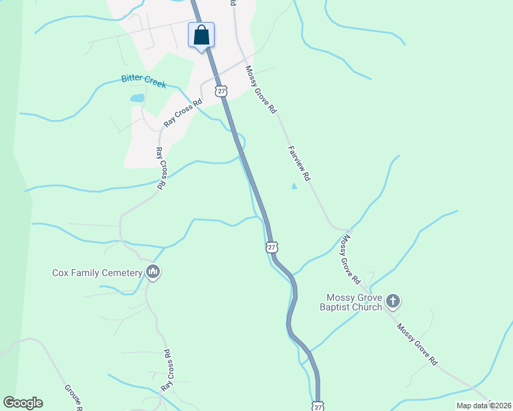 map of restaurants, bars, coffee shops, grocery stores, and more near 1581 Morgan County Highway in Harriman