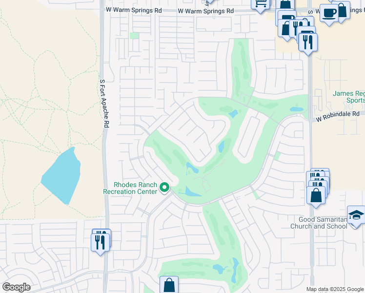 map of restaurants, bars, coffee shops, grocery stores, and more near 211 Cliff Valley Drive in Las Vegas