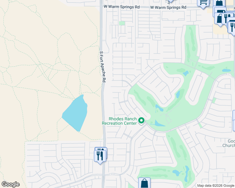 map of restaurants, bars, coffee shops, grocery stores, and more near 233 Spring Hollow Drive in Las Vegas