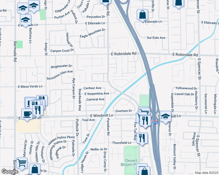 map of restaurants, bars, coffee shops, grocery stores, and more near 1035 Legato Drive in Las Vegas