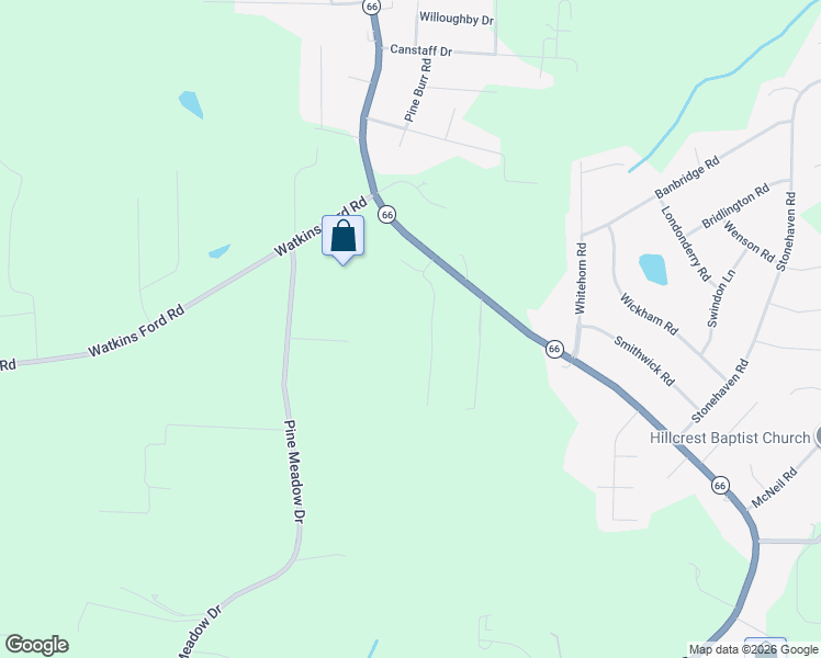 map of restaurants, bars, coffee shops, grocery stores, and more near 2368 Ranger Trail in Kernersville