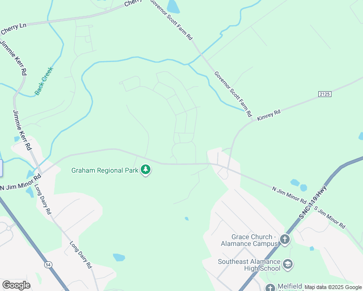 map of restaurants, bars, coffee shops, grocery stores, and more near 1530 North Jim Minor Road in Haw River