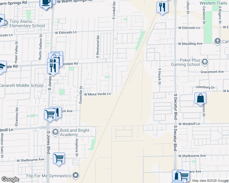 map of restaurants, bars, coffee shops, grocery stores, and more near 7881 Tyrell Peaks Street in Las Vegas