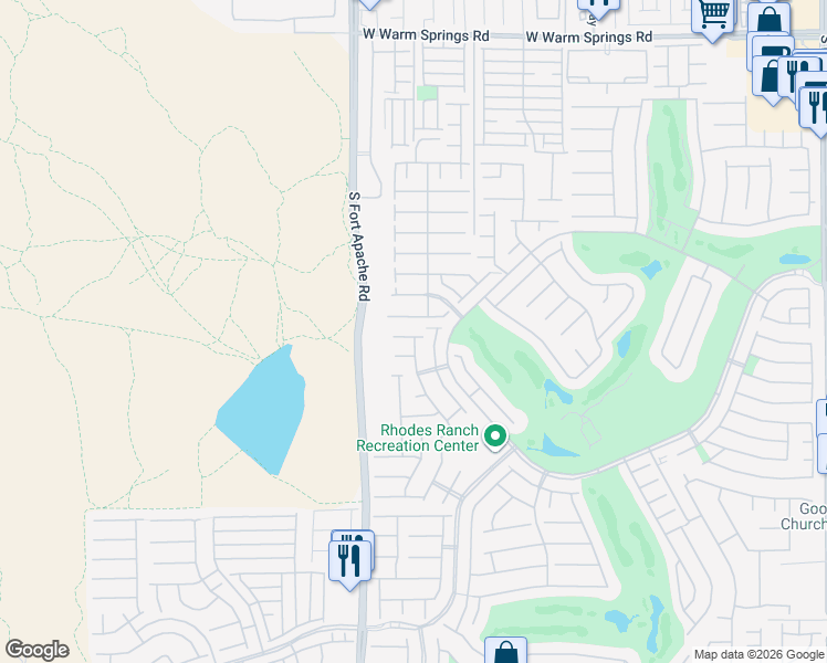 map of restaurants, bars, coffee shops, grocery stores, and more near 233 Spring Hollow Drive in Las Vegas