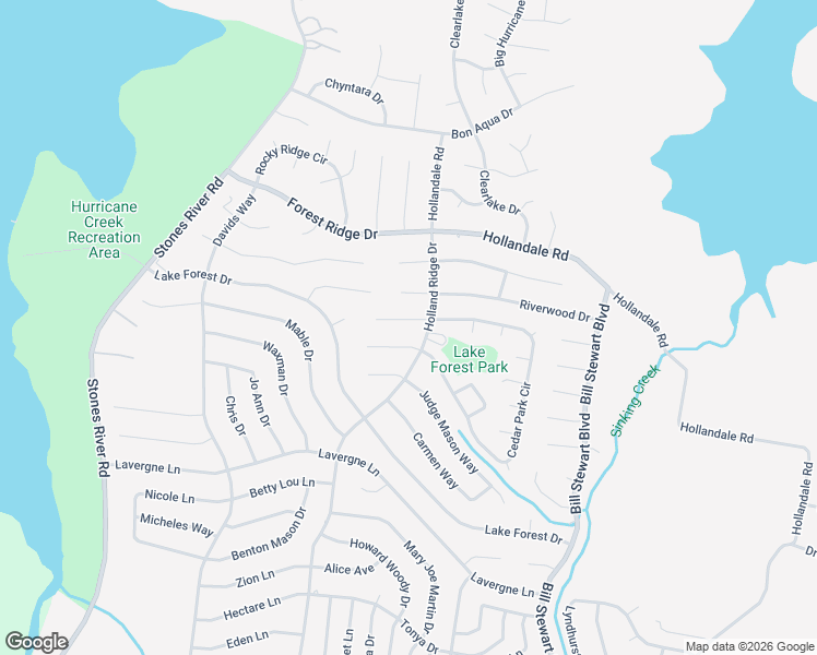map of restaurants, bars, coffee shops, grocery stores, and more near 405 Britt Ln in La Vergne