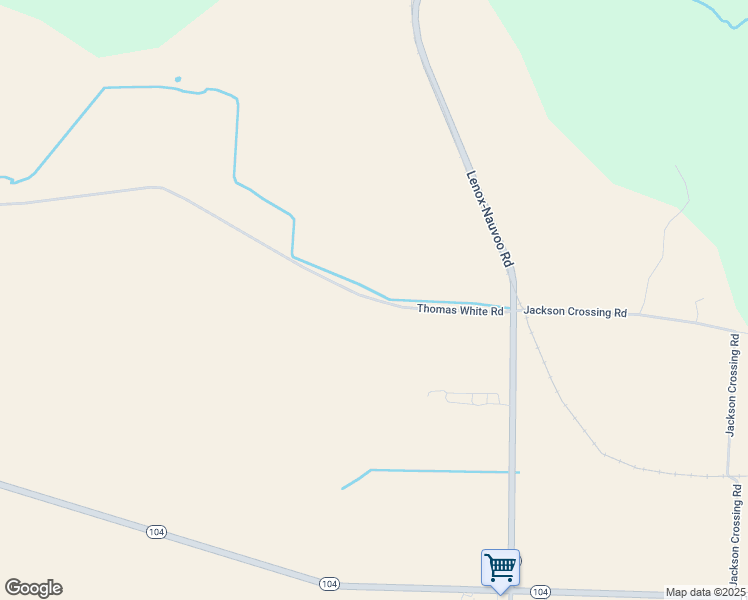 map of restaurants, bars, coffee shops, grocery stores, and more near 379 Thomas White Road in Dyersburg