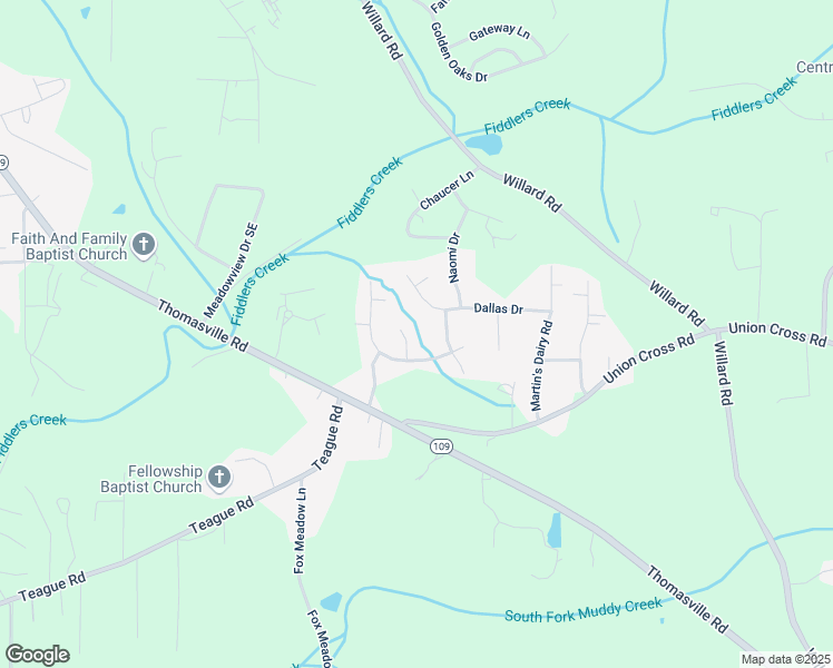 map of restaurants, bars, coffee shops, grocery stores, and more near 120 Magnolia View Court in Winston-Salem