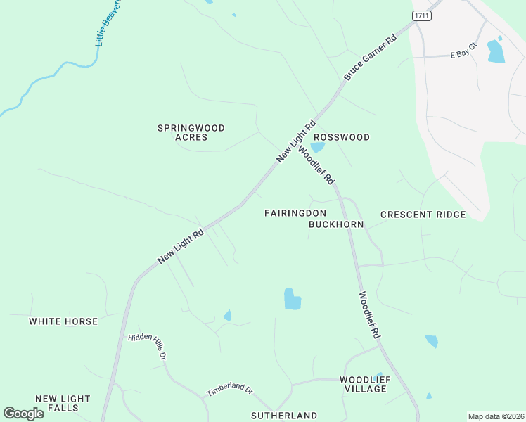map of restaurants, bars, coffee shops, grocery stores, and more near 1004 Farnsworth Road in Wake Forest