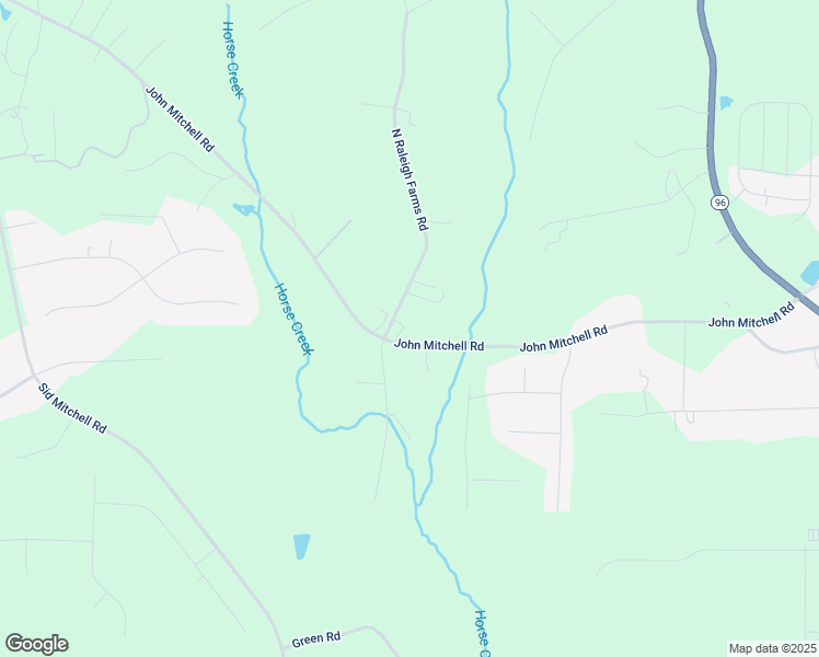 map of restaurants, bars, coffee shops, grocery stores, and more near 202 North Raleigh Farms Road in Youngsville