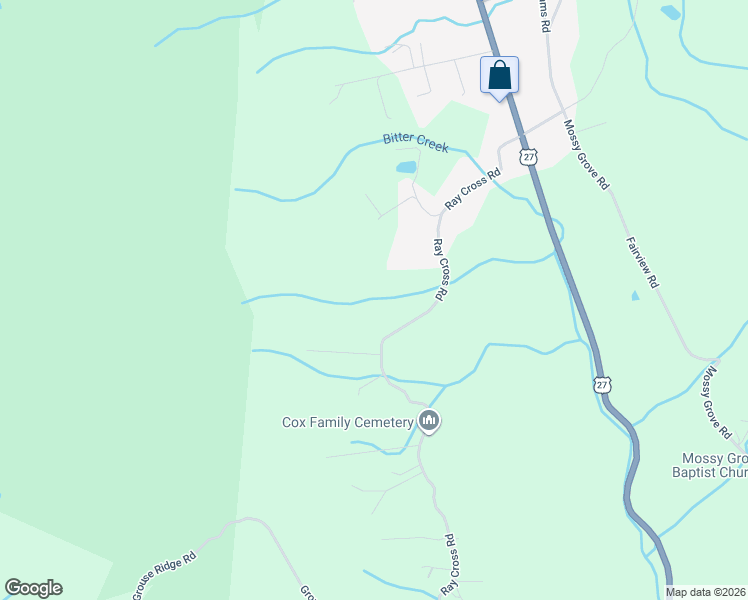 map of restaurants, bars, coffee shops, grocery stores, and more near 280 Ray Cross Road in Harriman