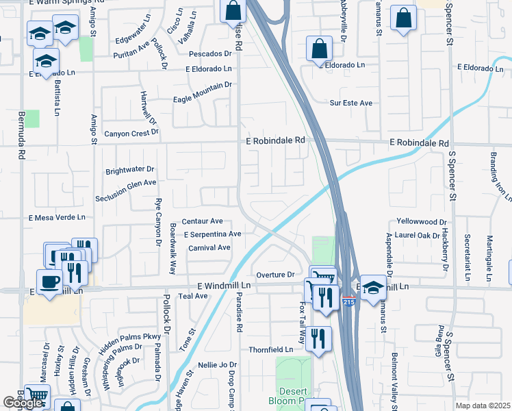 map of restaurants, bars, coffee shops, grocery stores, and more near 1035 Legato Drive in Las Vegas