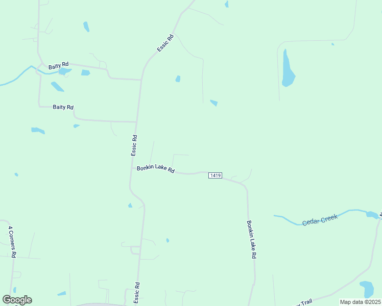 map of restaurants, bars, coffee shops, grocery stores, and more near 608 Bonkin Lake Road in Mocksville