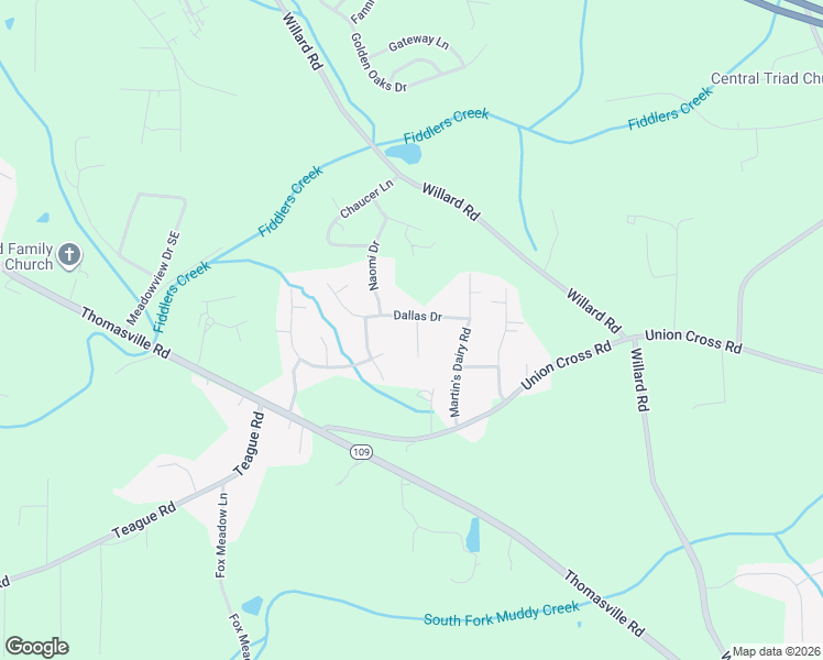 map of restaurants, bars, coffee shops, grocery stores, and more near 2914 Chestnut Heights Road in Winston-Salem