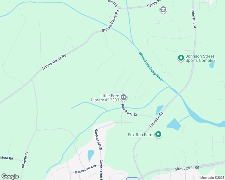 map of restaurants, bars, coffee shops, grocery stores, and more near 4511 Fairport Court in High Point