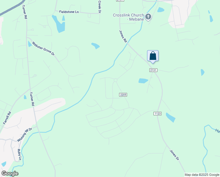 map of restaurants, bars, coffee shops, grocery stores, and more near 1310 Abington Drive in Mebane