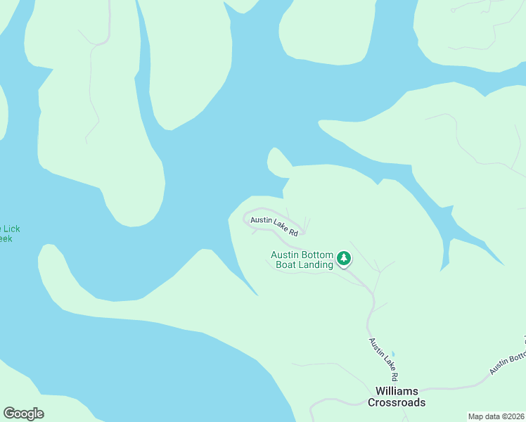 map of restaurants, bars, coffee shops, grocery stores, and more near 1010 Austin Lake Road in Baxter