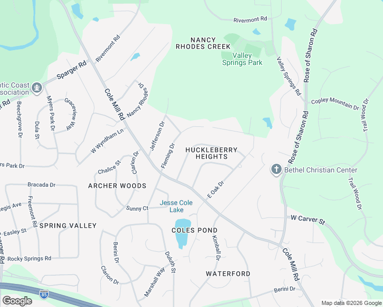 map of restaurants, bars, coffee shops, grocery stores, and more near 11 Meadowbrook Drive in Durham