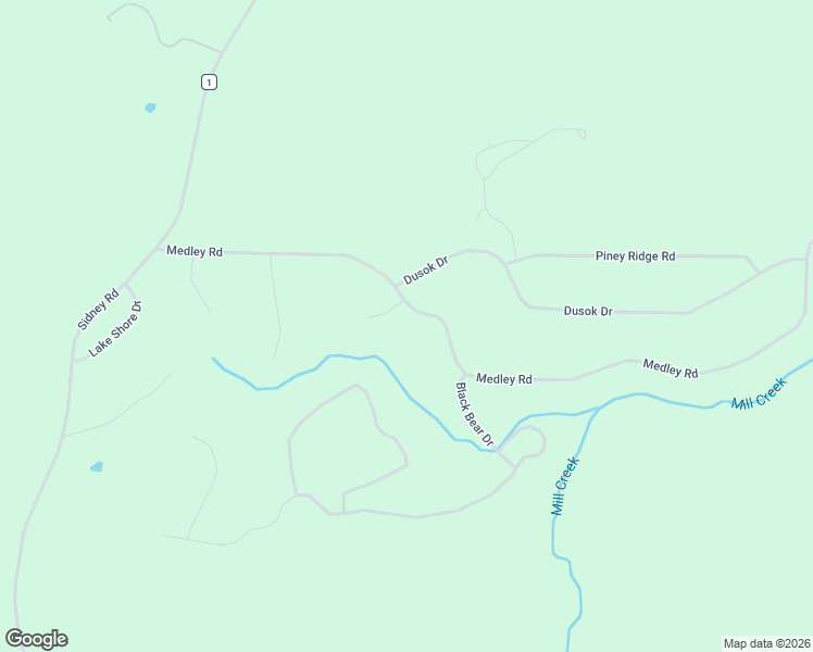 map of restaurants, bars, coffee shops, grocery stores, and more near 295 Medley Road in Evening Shade