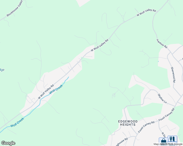 map of restaurants, bars, coffee shops, grocery stores, and more near 3101 West Wolf Valley Road in Clinton