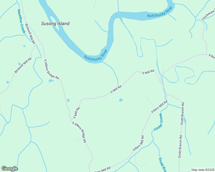 map of restaurants, bars, coffee shops, grocery stores, and more near 590 South Mill Road in Greeneville